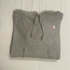 Champion Gray Hoodie Sweatshirt